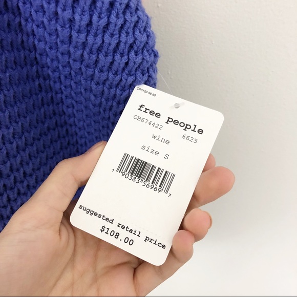 SOLD:NWT Free People Park City Colorblock Pullover - Picture 5 of 8